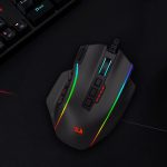 REDRAGON PERDICTION 4 12400DPI RGB MMO Ergo Gaming Mouse - Black - Image 7